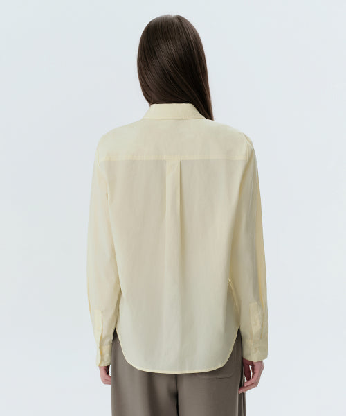 MUSINSA STANDARD WOMAN MUSINSA STANDARD WOMAN Shirt Regular Washed Poplin
