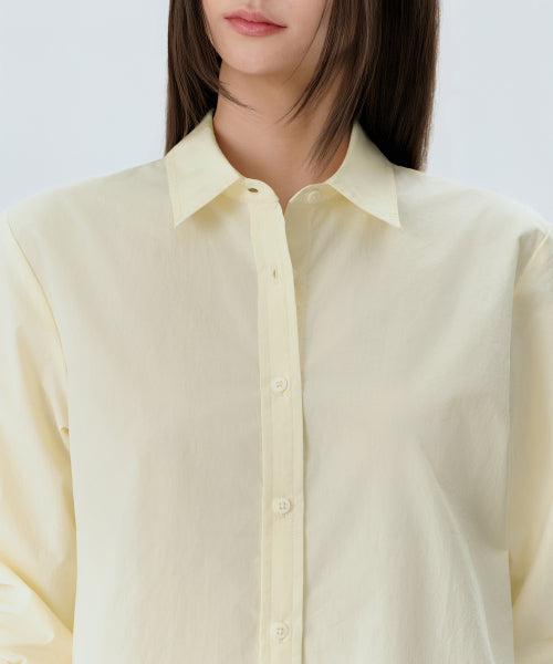 MUSINSA STANDARD WOMAN MUSINSA STANDARD WOMAN Shirt Regular Washed Poplin