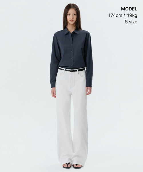 MUSINSA STANDARD WOMAN MUSINSA STANDARD WOMAN Shirt Navy