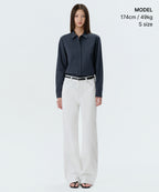 MUSINSA STANDARD WOMAN MUSINSA STANDARD WOMAN Shirt Navy