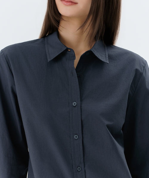 MUSINSA STANDARD WOMAN MUSINSA STANDARD WOMAN Shirt Navy