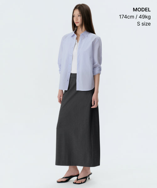 MUSINSA STANDARD WOMAN MUSINSA STANDARD WOMAN Shirt Pale Blue