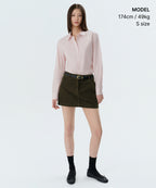 MUSINSA STANDARD WOMAN MUSINSA STANDARD WOMAN Shirt Regular Washed Poplin Pale Pink