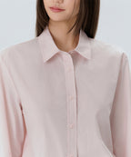 MUSINSA STANDARD WOMAN MUSINSA STANDARD WOMAN Shirt Regular Washed Poplin Pale Pink
