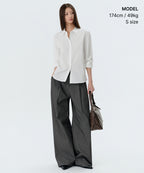 MUSINSA STANDARD WOMAN MUSINSA STANDARD WOMAN Shirt Regular Washed Poplin