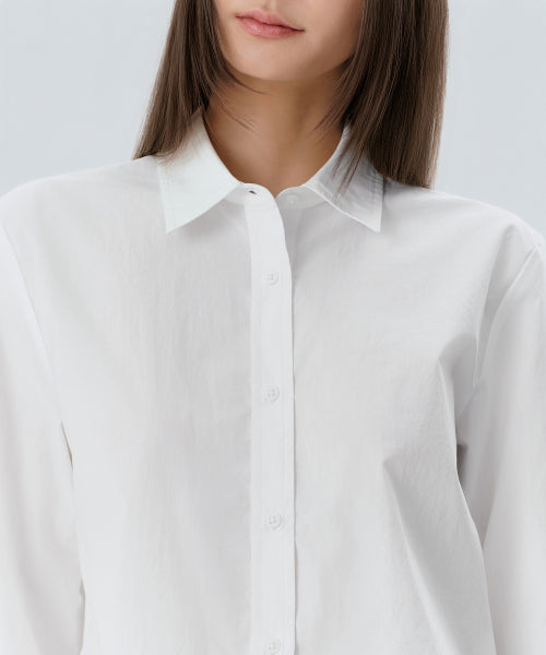 MUSINSA STANDARD WOMAN MUSINSA STANDARD WOMAN Shirt Regular Washed Poplin