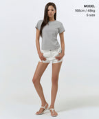MUSINSA STANDARD WOMAN MUSINSA STANDARD WOMAN T-Shirt Medium Gray