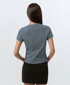 MUSINSA STANDARD WOMAN MUSINSA STANDARD WOMAN T-Shirt Peacock Blue