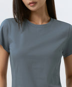 MUSINSA STANDARD WOMAN MUSINSA STANDARD WOMAN T-Shirt Peacock Blue