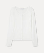 MIXXO MIXXO Crochet See-Through Long Sleeve Cardigan (C)