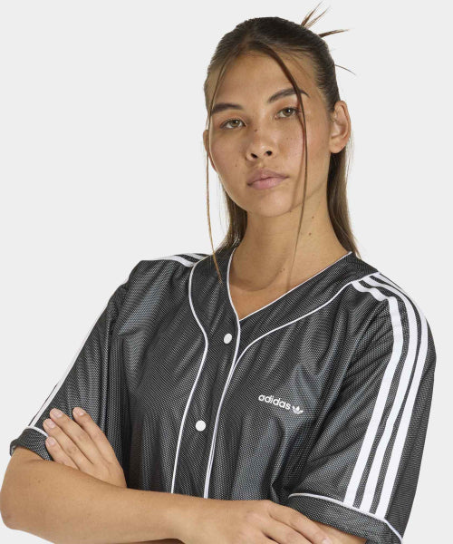 ADIDAS ADIDAS Baseball Shirt - Black