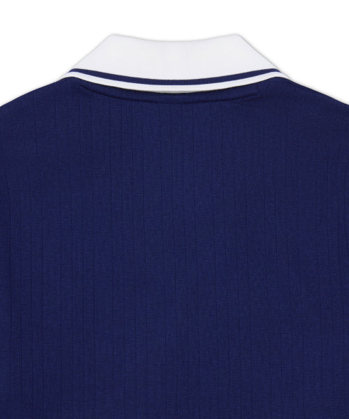 ADIDAS ADIDAS Long sleeve polo shirt - Night Sky