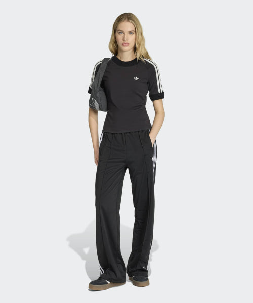 ADIDAS ADIDAS Cali Knit Crochet Detail T-Shirt - Black