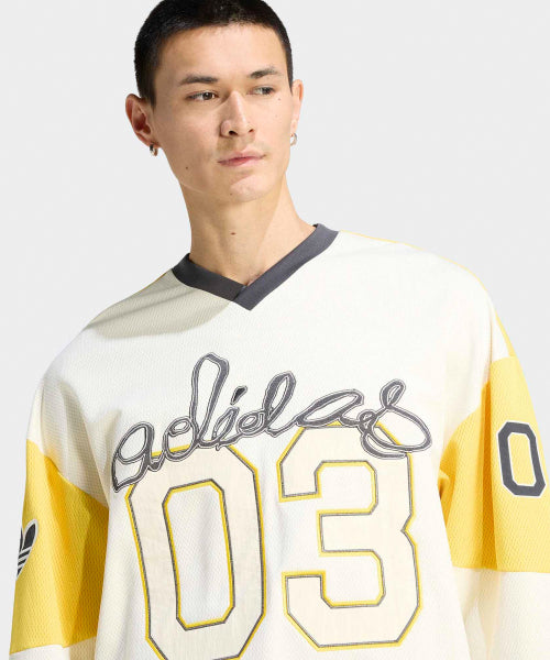 ADIDAS ADIDAS Hockey Long Sleeve Jersey - Yellow