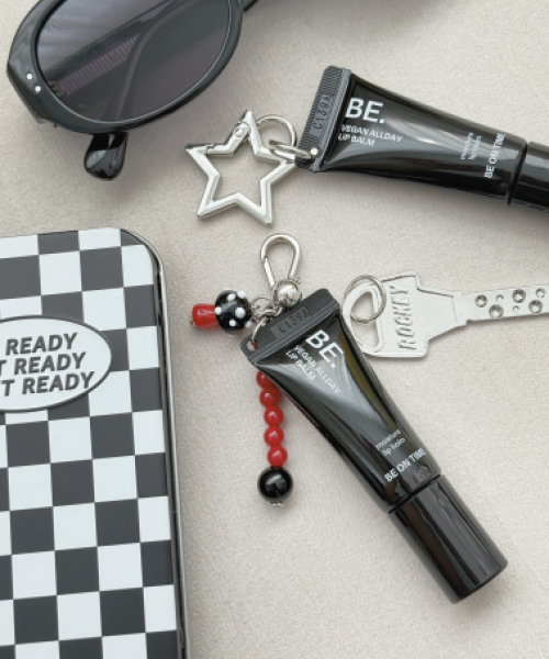 BEONTIME BEONTIME Premium Black Edition Vegan Lip Balm Mini Keyring (Apple/Mushroom) 5g