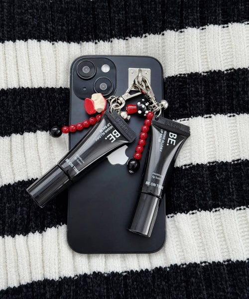 BEONTIME BEONTIME Premium Black Edition Vegan Lip Balm Mini Keyring (Apple/Mushroom) 5g