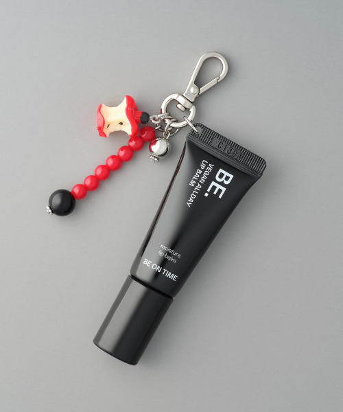 BEONTIME BEONTIME Premium Black Edition Vegan Lip Balm Mini Keyring (Apple/Mushroom) 5g