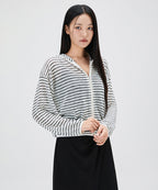 MIXXO MIXXO Hoodie See-through Knit