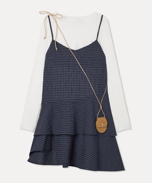 MIXXO MIXXO Skirt Check layered dress