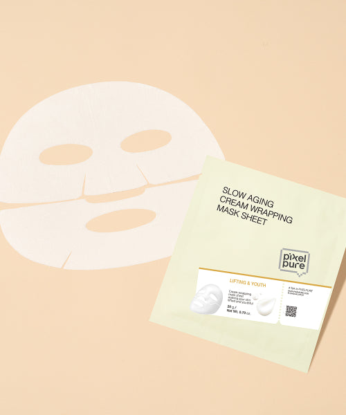PIXELPURE PIXELPURE Slow Aging Cream Wrapping Mask Sheet (16 sheets)