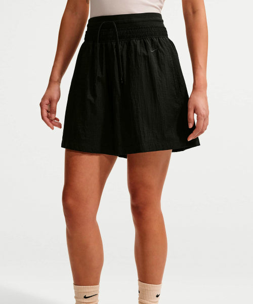 NIKE NIKE Sportswear Loose Fit High Waist Shorts - Black