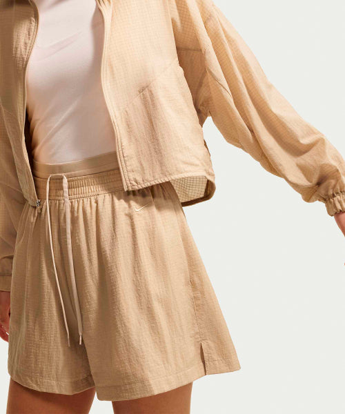 NIKE NIKE Sportswear Loose Fit High Waist Shorts - Linen