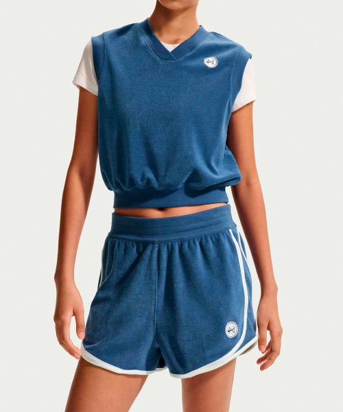 NIKE NIKE Sportswear Chill Terry Mid-Rise Shorts W - Mystic Navy