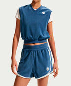 NIKE NIKE Sportswear Chill Terry Mid-Rise Shorts W - Mystic Navy
