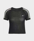 ADIDAS ADIDAS Knit Crochet Cali T-Shirt - Black