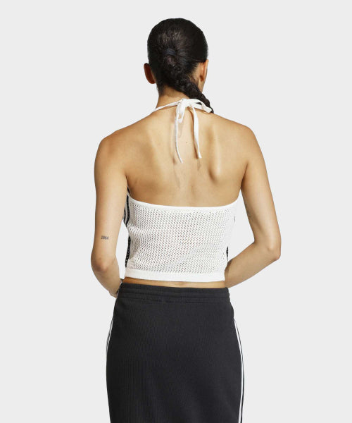 ADIDAS ADIDAS Knit Crochet Top - White