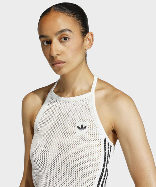 ADIDAS ADIDAS Knit Crochet Top - White