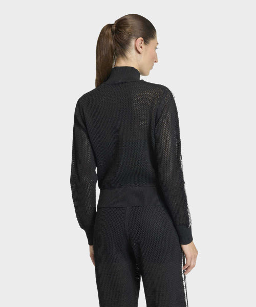 ADIDAS ADIDAS Knitwear Track Top - Black