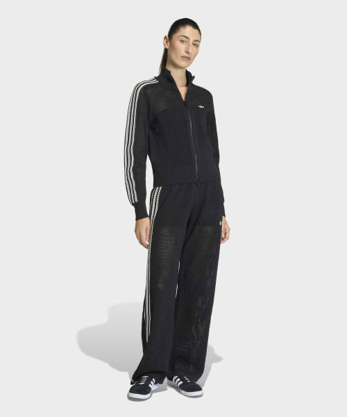 ADIDAS ADIDAS Knitwear Track Top - Black