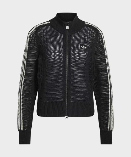 ADIDAS ADIDAS Knitwear Track Top - Black