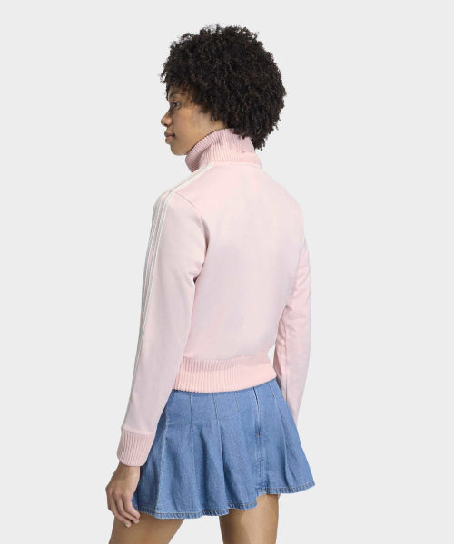 ADIDAS ADIDAS Firebird Knit Crochet Track Top - Sandy Pink