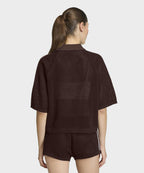ADIDAS ADIDAS Knit Crochet Polo - Aura Coffee