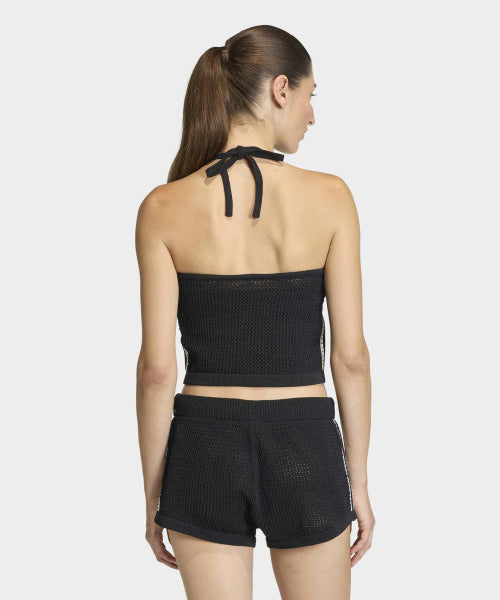 ADIDAS ADIDAS Knit Crochet Top - Black