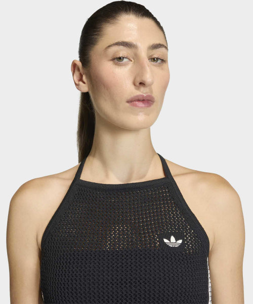 ADIDAS ADIDAS Knit Crochet Top - Black
