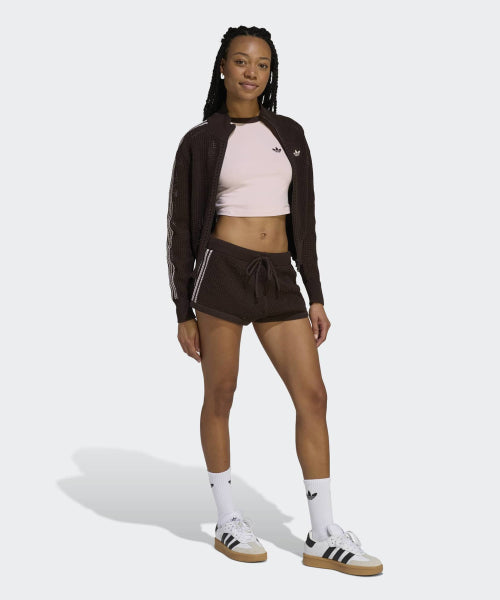 ADIDAS ADIDAS Knitwear Track Top - Aura Coffee