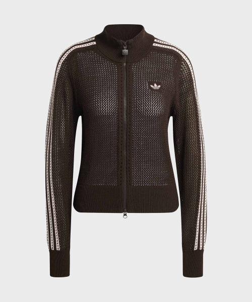 ADIDAS ADIDAS Knitwear Track Top - Aura Coffee