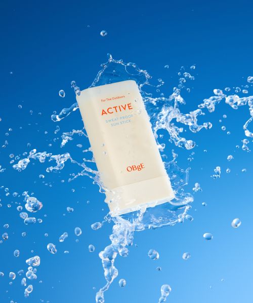 obge Active Sweat Proof Sun Stick + 1 Cool Deo Shower Tissue