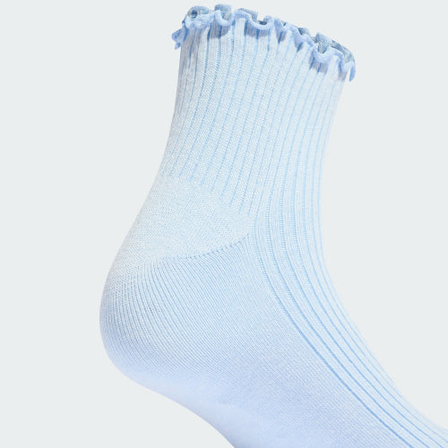 ADIDAS ADIDAS Ruffle Quarter Socks Size