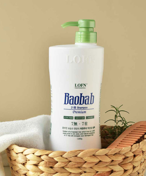 LOFN Baobab 21st (for dry/normal scalp) premium mildly acidic shampoo 1000ml