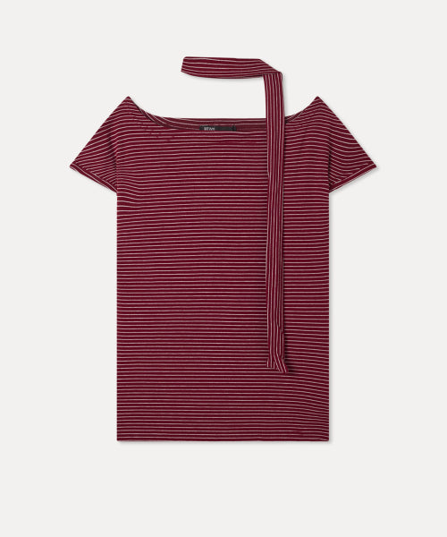 MIXXO MIXXO T-Shirt Striped Tie