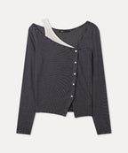 MIXXO MIXXO T-Shirt Unbald Striped Long Sleeve