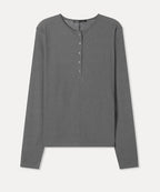 MIXXO MIXXO T-Shirt See-through Button-Up Long Sleeve