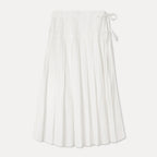 MIXXO MIXXO Cotton Pleated Midi Skirt C/S