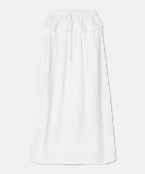 MIXXO MIXXO Cotton Banding Layered Skirt