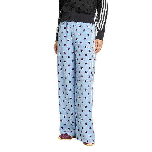 ADIDAS ADIDAS Satin Polka Dot Wide Leg Pants - Size