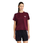 ADIDAS ADIDAS T-Shirt Maroon:White - Size